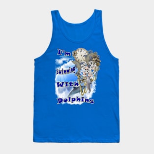 Swimming with Dolphins Tank Top